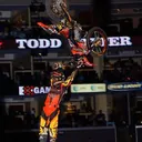 Todd Potter mid-air at X Games